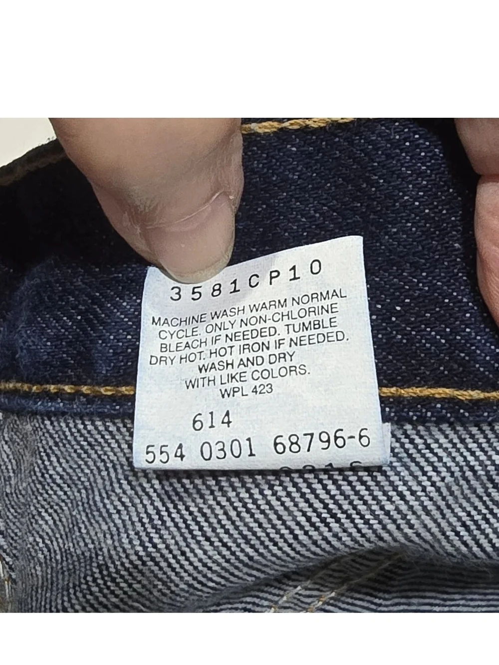 VINTAGE Levis 517 USA Made Bootcut Jeans 38x36 Mens Blue Denim Western Y2K